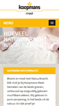 Mobile Screenshot of koopmansmeel.nl