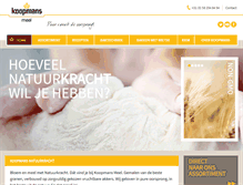 Tablet Screenshot of koopmansmeel.nl